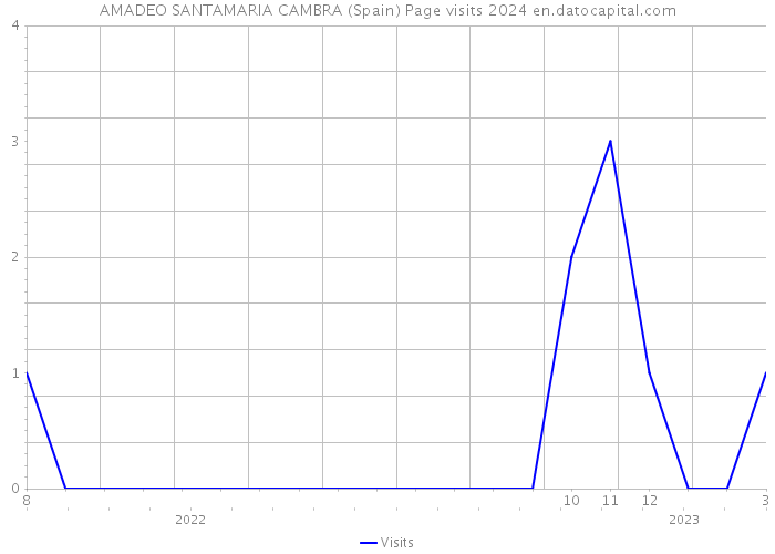 AMADEO SANTAMARIA CAMBRA (Spain) Page visits 2024 