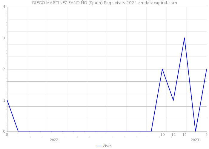 DIEGO MARTINEZ FANDIÑO (Spain) Page visits 2024 