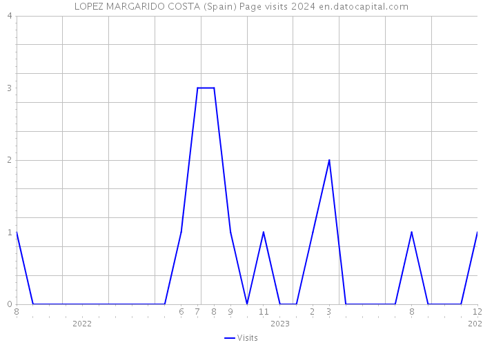 LOPEZ MARGARIDO COSTA (Spain) Page visits 2024 