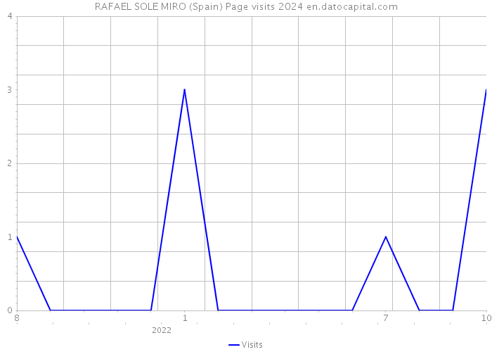 RAFAEL SOLE MIRO (Spain) Page visits 2024 