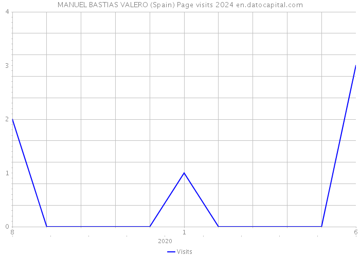 MANUEL BASTIAS VALERO (Spain) Page visits 2024 