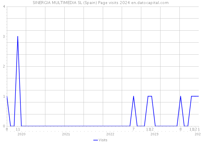 SINERGIA MULTIMEDIA SL (Spain) Page visits 2024 