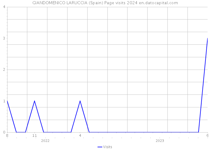 GIANDOMENICO LARUCCIA (Spain) Page visits 2024 