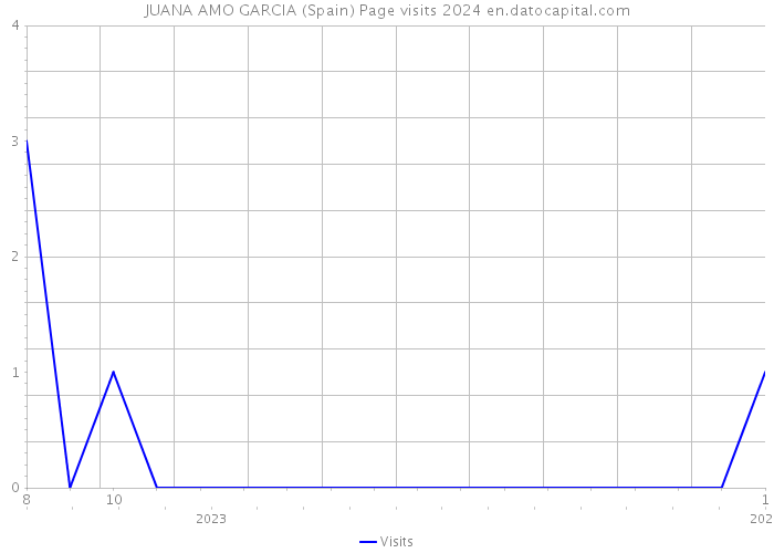 JUANA AMO GARCIA (Spain) Page visits 2024 