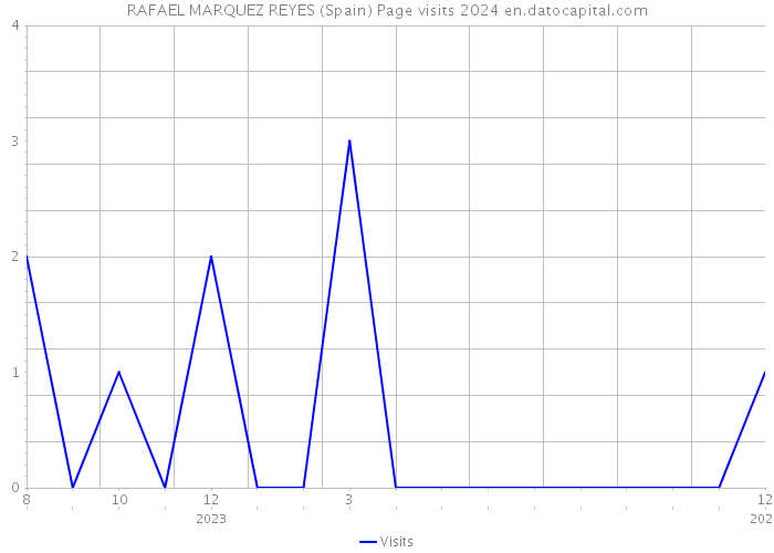 RAFAEL MARQUEZ REYES (Spain) Page visits 2024 