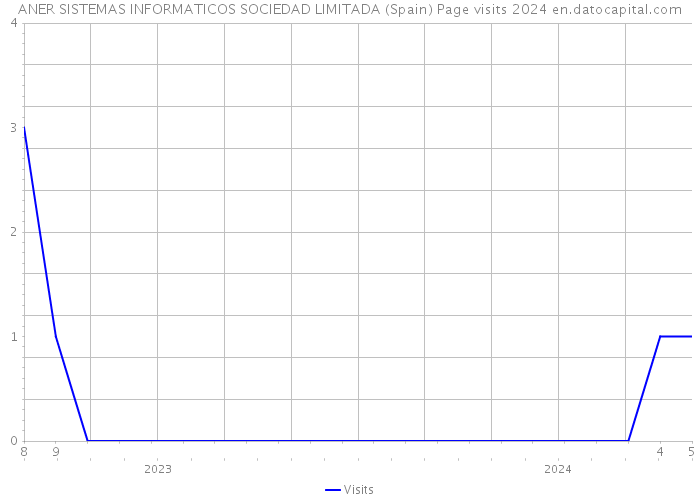 ANER SISTEMAS INFORMATICOS SOCIEDAD LIMITADA (Spain) Page visits 2024 