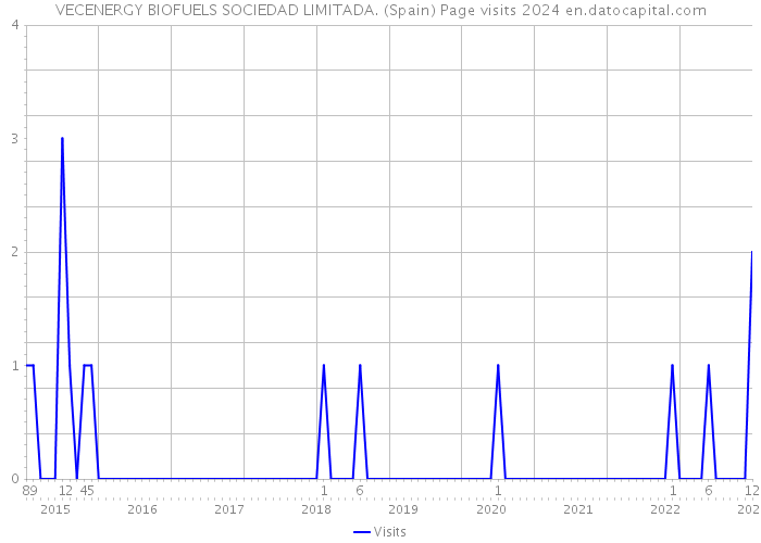 VECENERGY BIOFUELS SOCIEDAD LIMITADA. (Spain) Page visits 2024 