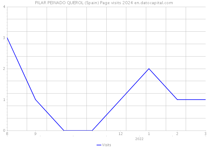 PILAR PEINADO QUEROL (Spain) Page visits 2024 