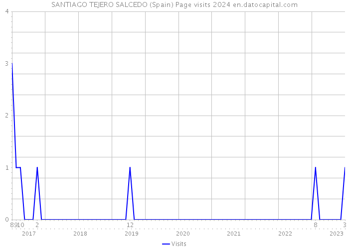 SANTIAGO TEJERO SALCEDO (Spain) Page visits 2024 