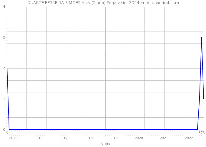 DUARTE FERREIRA SIMOES ANA (Spain) Page visits 2024 