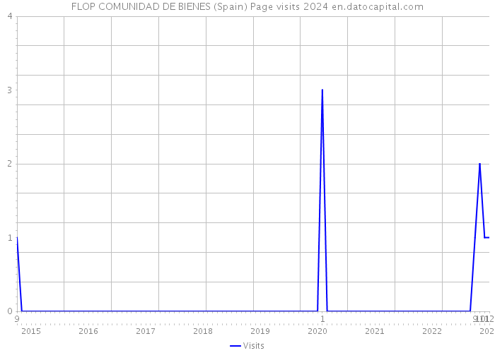 FLOP COMUNIDAD DE BIENES (Spain) Page visits 2024 