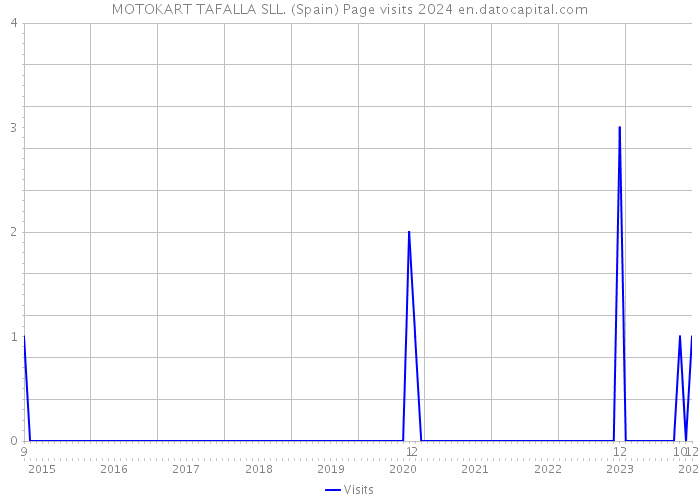 MOTOKART TAFALLA SLL. (Spain) Page visits 2024 