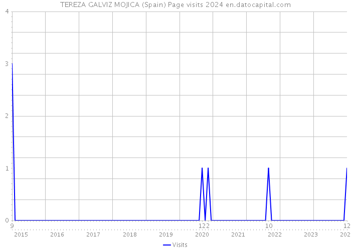 TEREZA GALVIZ MOJICA (Spain) Page visits 2024 