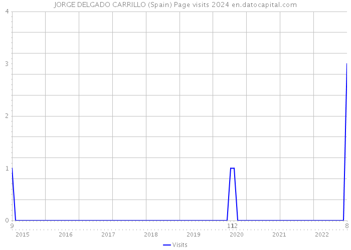 JORGE DELGADO CARRILLO (Spain) Page visits 2024 