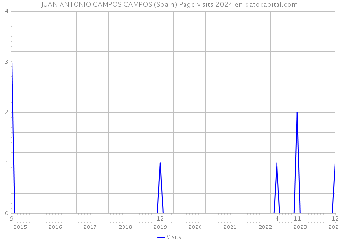 JUAN ANTONIO CAMPOS CAMPOS (Spain) Page visits 2024 