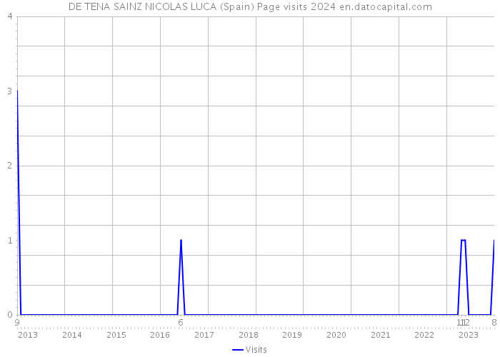 DE TENA SAINZ NICOLAS LUCA (Spain) Page visits 2024 