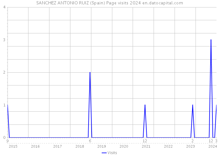 SANCHEZ ANTONIO RUIZ (Spain) Page visits 2024 