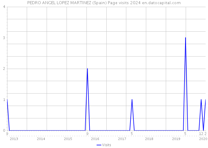 PEDRO ANGEL LOPEZ MARTINEZ (Spain) Page visits 2024 
