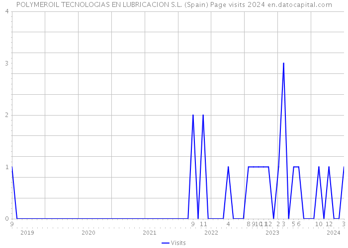 POLYMEROIL TECNOLOGIAS EN LUBRICACION S.L. (Spain) Page visits 2024 