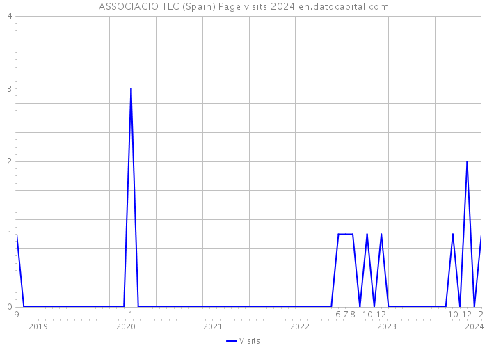 ASSOCIACIO TLC (Spain) Page visits 2024 