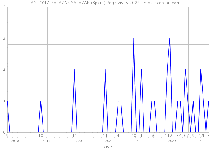 ANTONIA SALAZAR SALAZAR (Spain) Page visits 2024 