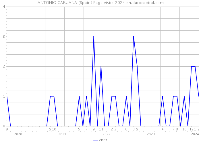 ANTONIO CARUANA (Spain) Page visits 2024 