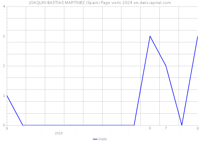 JOAQUIN BASTIAS MARTINEZ (Spain) Page visits 2024 