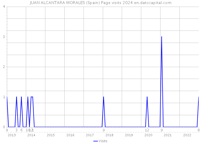 JUAN ALCANTARA MORALES (Spain) Page visits 2024 