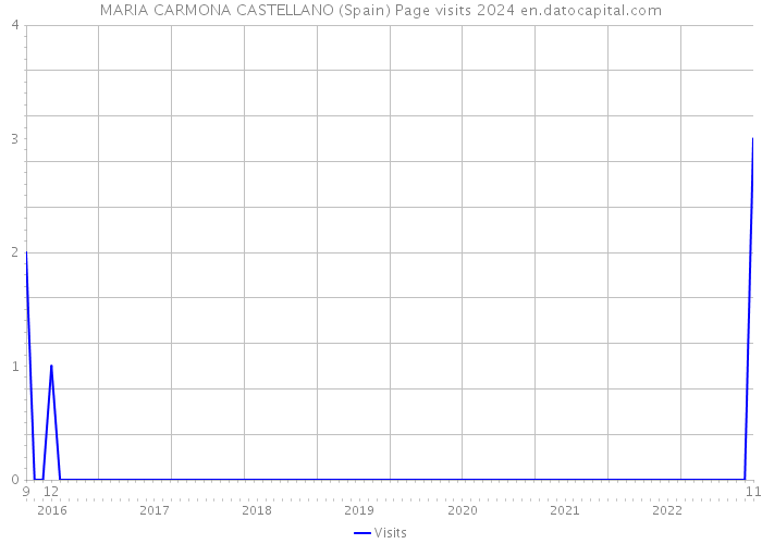 MARIA CARMONA CASTELLANO (Spain) Page visits 2024 