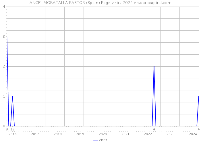 ANGEL MORATALLA PASTOR (Spain) Page visits 2024 