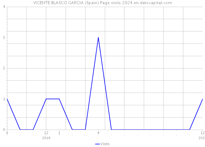 VICENTE BLASCO GARCIA (Spain) Page visits 2024 