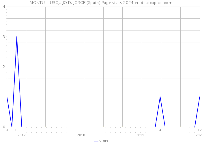 MONTULL URQUIJO D. JORGE (Spain) Page visits 2024 