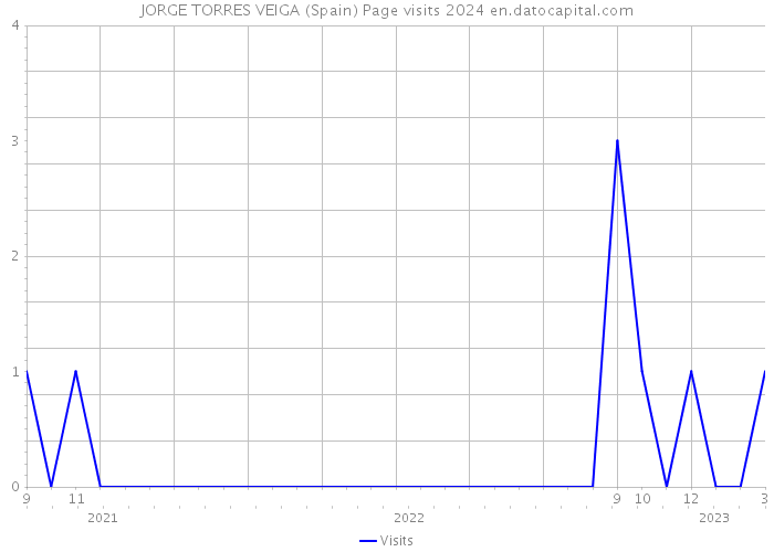 JORGE TORRES VEIGA (Spain) Page visits 2024 