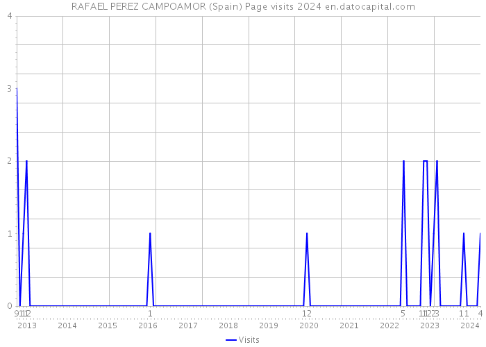 RAFAEL PEREZ CAMPOAMOR (Spain) Page visits 2024 