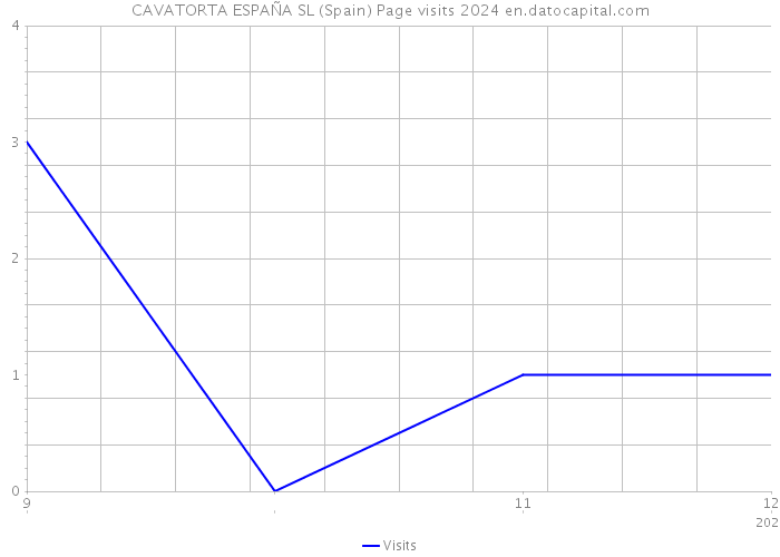 CAVATORTA ESPAÑA SL (Spain) Page visits 2024 