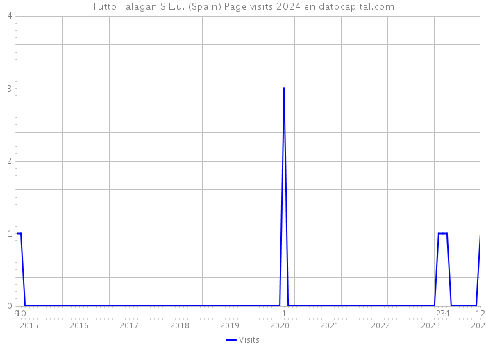 Tutto Falagan S.L.u. (Spain) Page visits 2024 