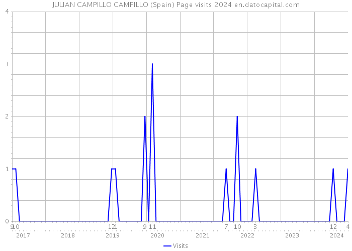 JULIAN CAMPILLO CAMPILLO (Spain) Page visits 2024 