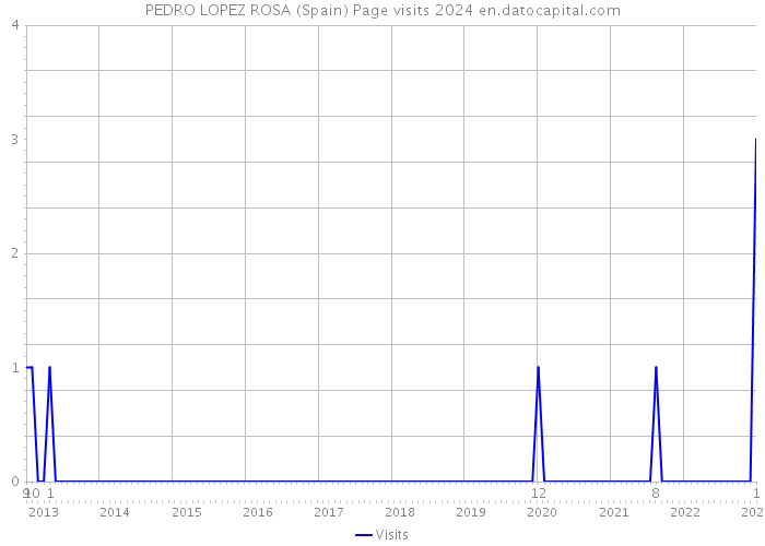 PEDRO LOPEZ ROSA (Spain) Page visits 2024 