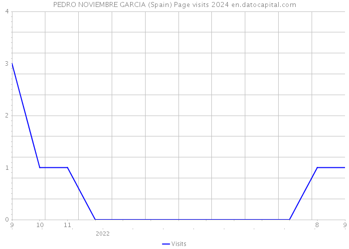 PEDRO NOVIEMBRE GARCIA (Spain) Page visits 2024 