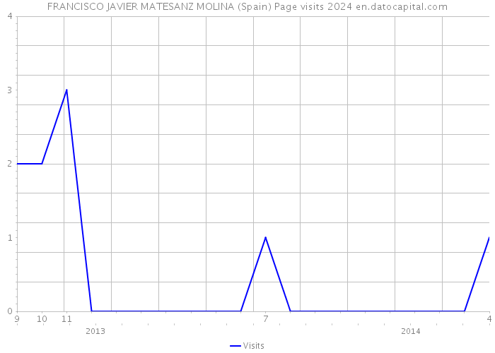 FRANCISCO JAVIER MATESANZ MOLINA (Spain) Page visits 2024 