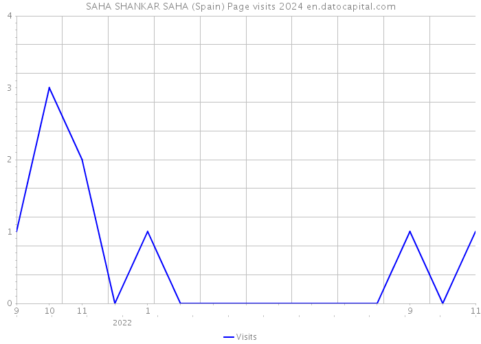 SAHA SHANKAR SAHA (Spain) Page visits 2024 