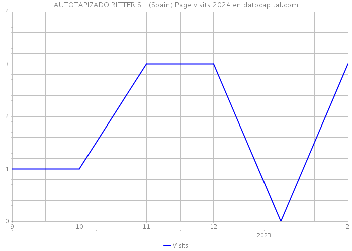 AUTOTAPIZADO RITTER S.L (Spain) Page visits 2024 