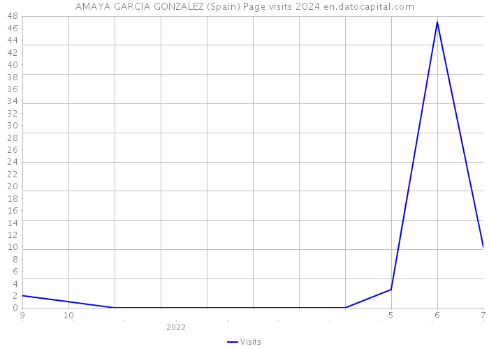 AMAYA GARCIA GONZALEZ (Spain) Page visits 2024 