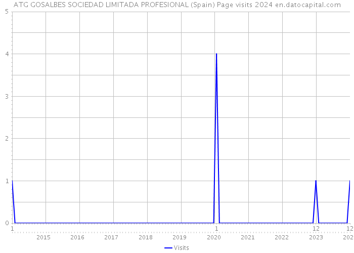 ATG GOSALBES SOCIEDAD LIMITADA PROFESIONAL (Spain) Page visits 2024 