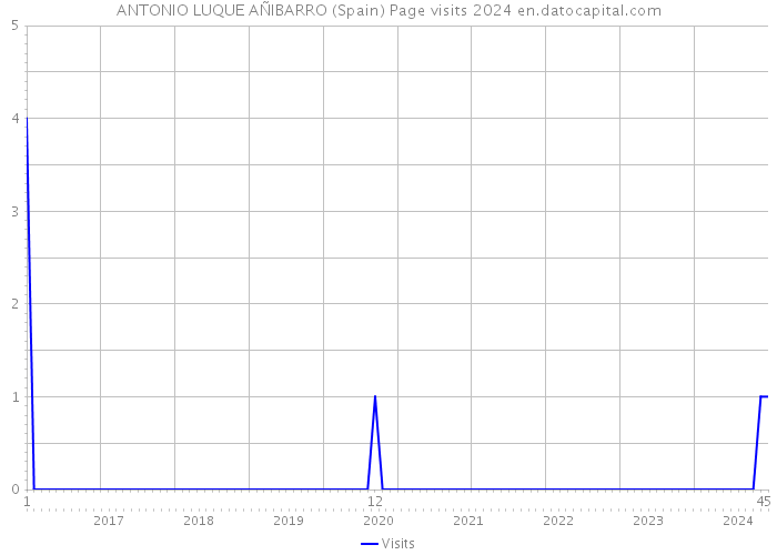 ANTONIO LUQUE AÑIBARRO (Spain) Page visits 2024 