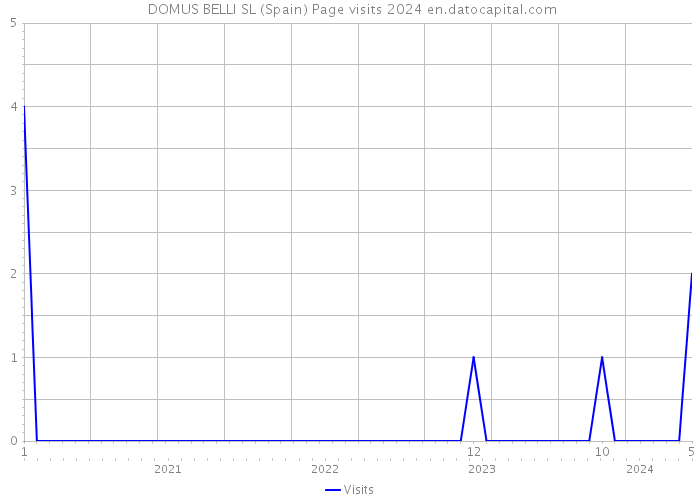  DOMUS BELLI SL (Spain) Page visits 2024 