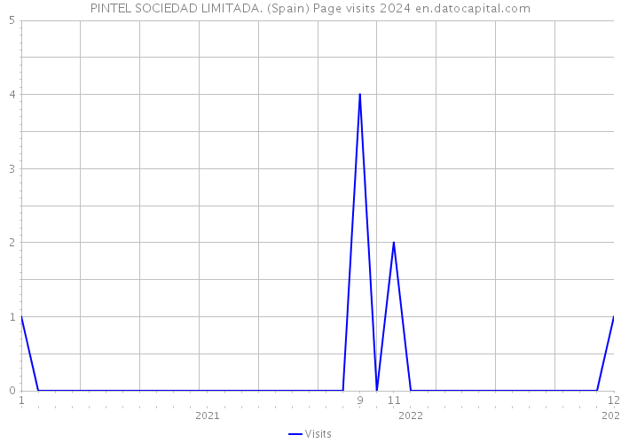 PINTEL SOCIEDAD LIMITADA. (Spain) Page visits 2024 