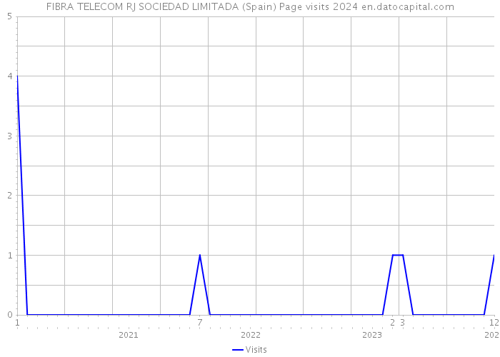 FIBRA TELECOM RJ SOCIEDAD LIMITADA (Spain) Page visits 2024 