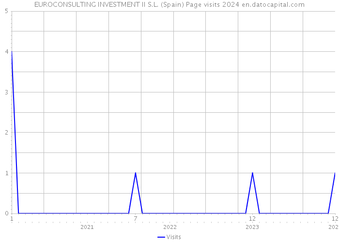 EUROCONSULTING INVESTMENT II S.L. (Spain) Page visits 2024 