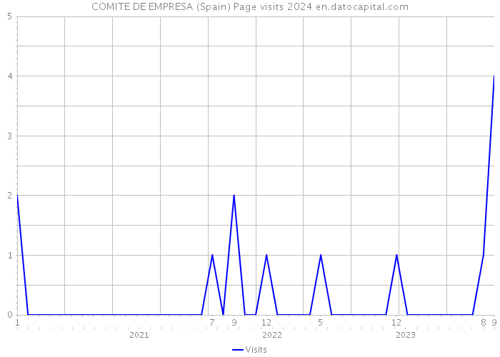 COMITE DE EMPRESA (Spain) Page visits 2024 